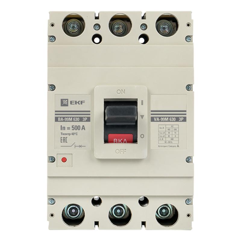 Выключатель автоматический ВА-99М 630/500А 3P 50кА EKF Basic | mccb99-630-500m | EKF — миниатюра 4
