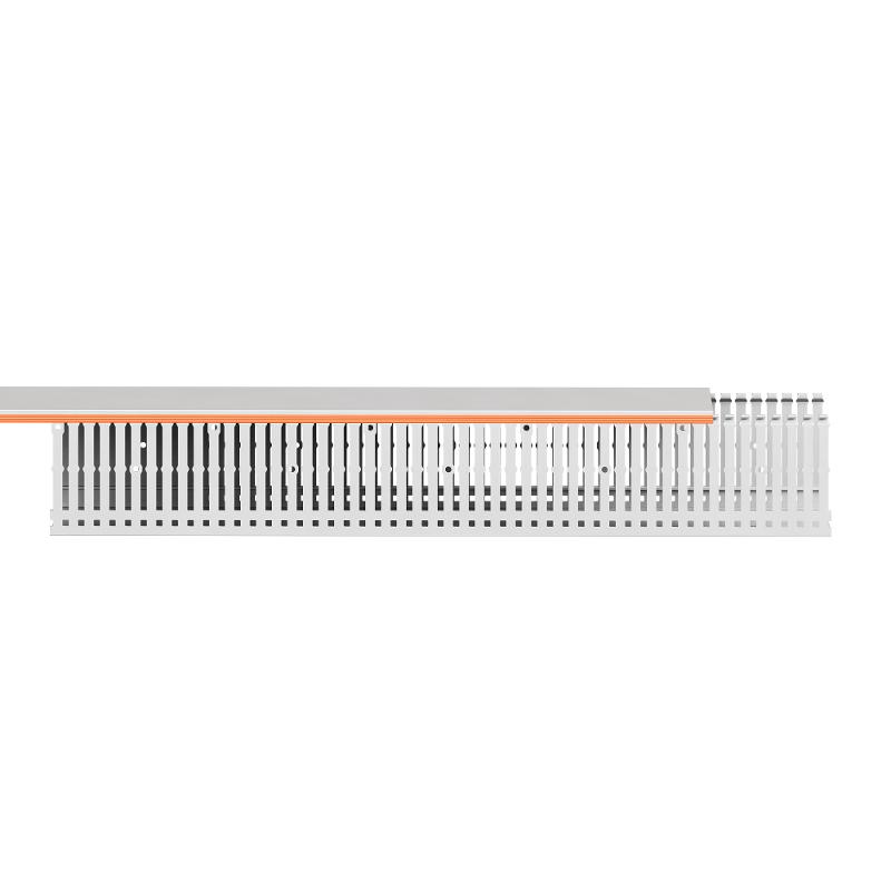 Короб перфорированный, без галогенов, светло-серый RLHF6 100x80 | 01130RLHF | DKC — миниатюра 3