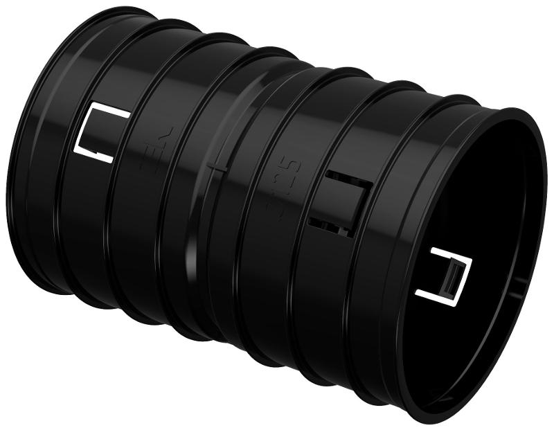 ELASTA Муфта соединительная для двустенной трубы d=125мм | CTA12D-M125-K02-R | IEK — IEK (ИЭК)