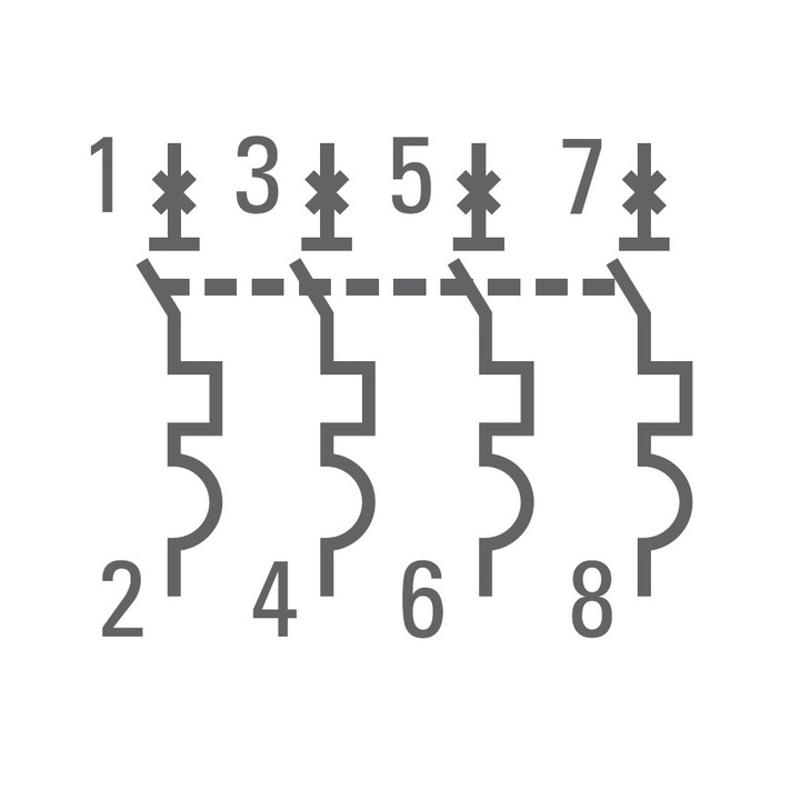 Выключатель автоматический четырехполюсный ВА 47-63 40А C 4,5кА PROxima | mcb4763-4-40C-pro | EKF (замена - M634440C) — миниатюра 5