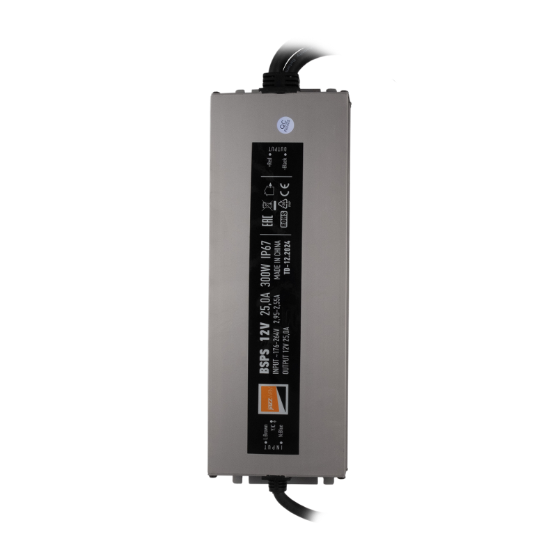 Драйвер (блок питания) для светодиодной ленты BSPS 12V25,00A=300W IP67 5 л.гар. — фото 1