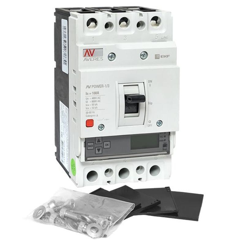 Выключатель автоматический AV POWER-1/3 100А 50kA ETU6.0 | mccb-13-100-6.0-av | EKF — миниатюра 14