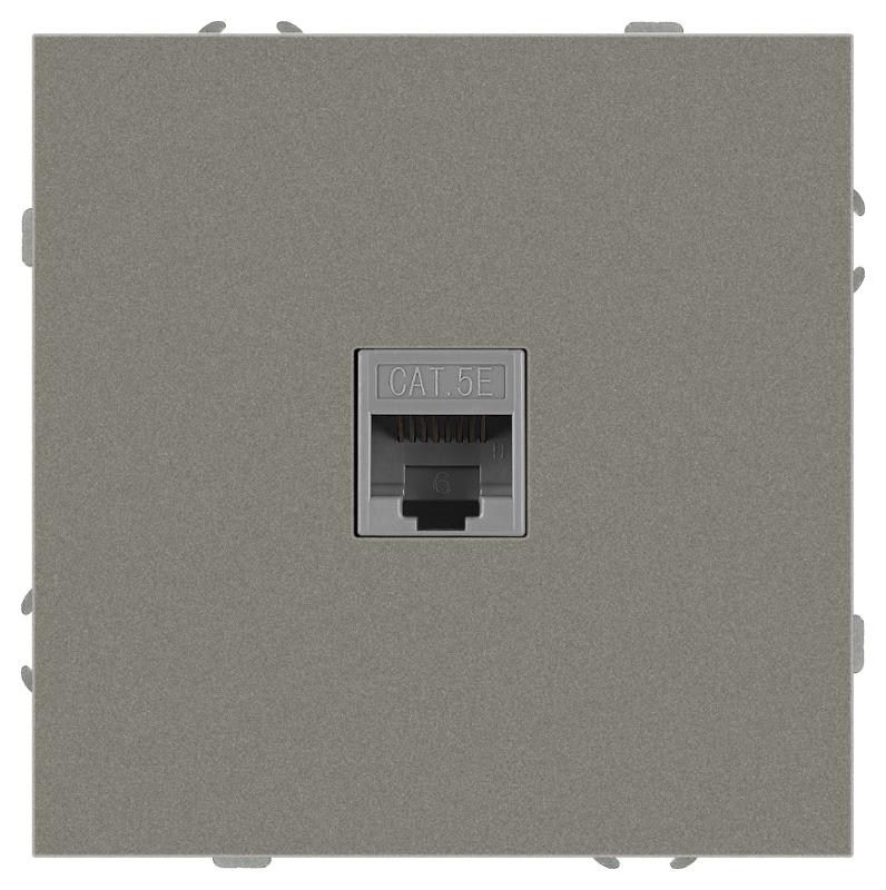 Розетка Galaxy 15-3107-07 информационная RJ45 IP20 титан | Б0070747 | ЭРА — миниатюра 4