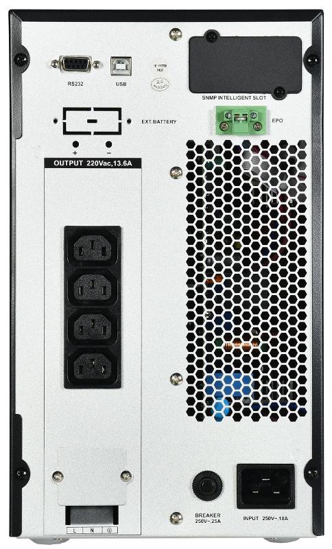 ITK ELECTRA OT ИБП 3кВА/3кВт LCD 72VDC с АКБ 6х7AH | EOT-0003KVA-1-006 | ITK — миниатюра 4