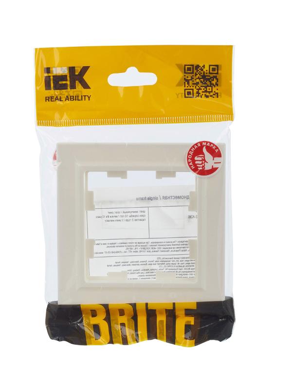 BRITE Рамка 1-ая РУ-1-БрЖ жемчуг | BR-M12-K36 | IEK — миниатюра 5
