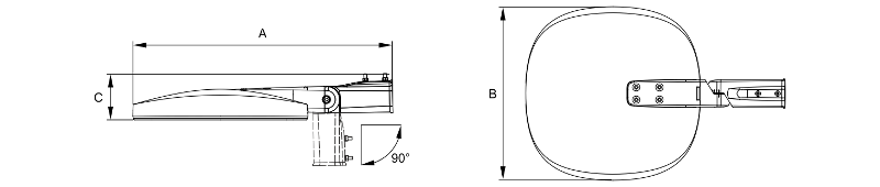 Светильник светодиодный SKYLINE LED/CAT 90W DS1 730 RAL9006 | 1707000210 | Световые Технологии — миниатюра 2