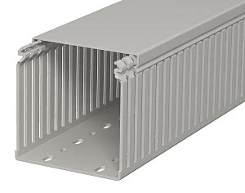 Кабель-канал перфорированный LKV 100x100x2000 мм ПВХ серый RAL7030 | 6178341 | OBO Bettermann — OBO Bettermann