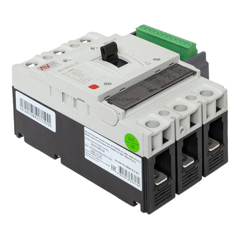 Выключатель автоматический AV POWER-1/3 160А 100kA ETU2.2 AVERES | mccb-13-160H-2.2-av | EKF — миниатюра 12
