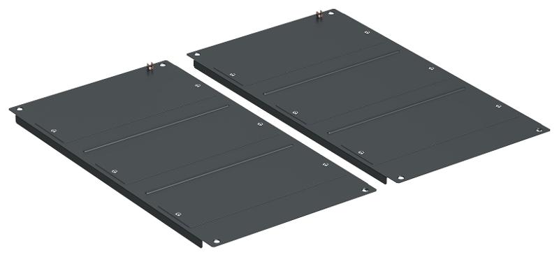 ITK LINEA S Панель основ. шкафа 800х1000мм чер. (2шт/компл) | LS-BP05-800-1000 | ITK — миниатюра 1