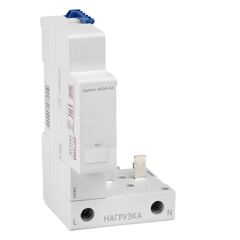 Устройство защиты от дугового пробоя УЗДП OptiDin AFDD-63-УХЛ3 | 339146 | КЭАЗ — КЭАЗ (Курский электроаппаратный завод)