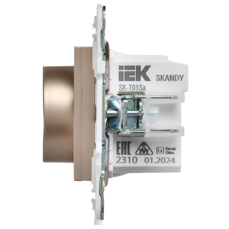 SKANDY Термостат электронный с индикацией SK-T01Sa песочный  | SK-RT11-K98 | IEK — миниатюра 5
