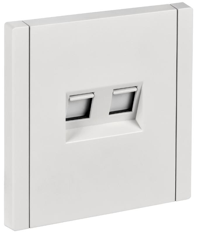 FORTE&PIANO Розетка комп. 2-ая RJ45 кат.6 FP234 белый | FP-K20-2-K01 | IEK — IEK (ИЭК)
