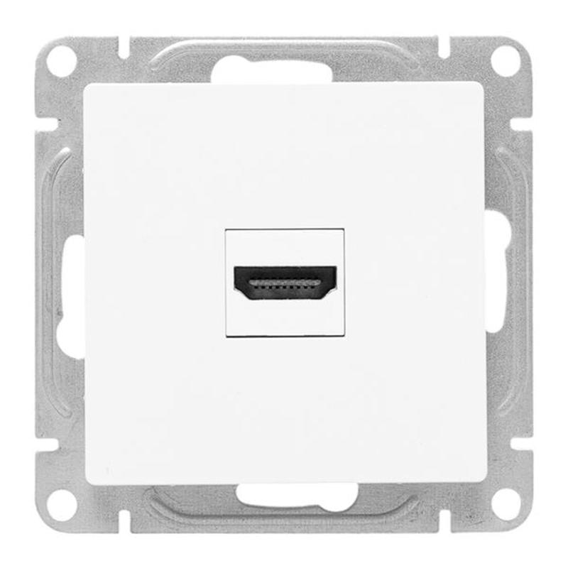 Механизм розетки HDMI, белый Эпика EKF | UP1-SOW-HDMI | EKF — миниатюра 5