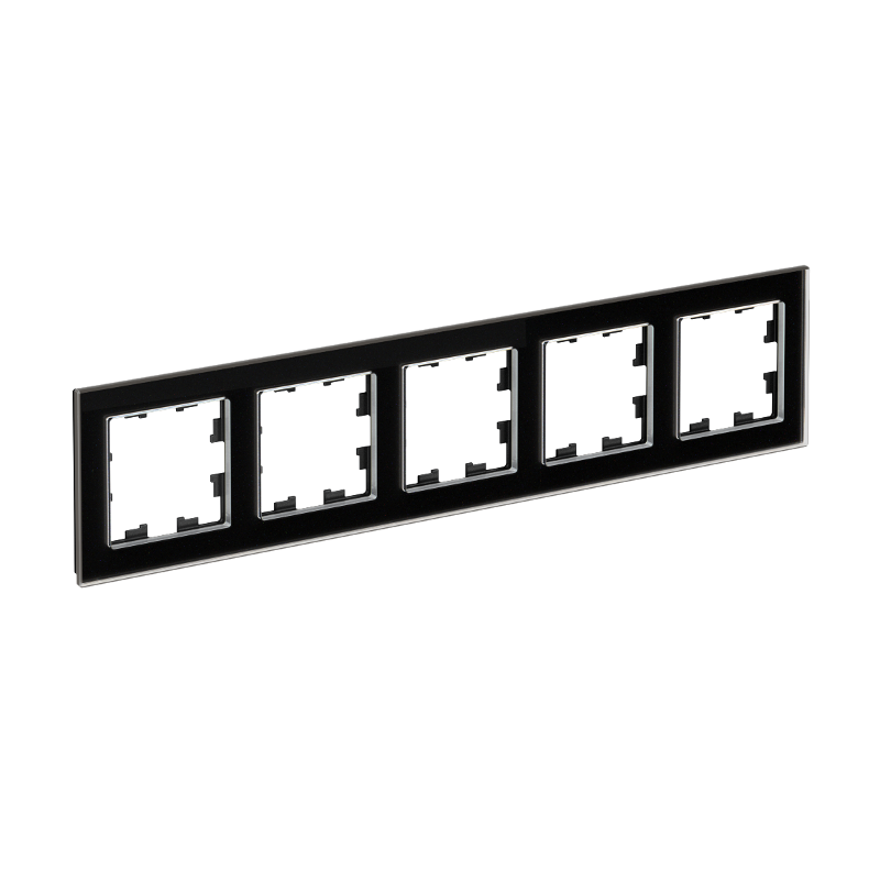 AtlasDesign Nature Черный Рамка 5-ая, органическое стекло  | ATN321005 | SE — Systeme Electric