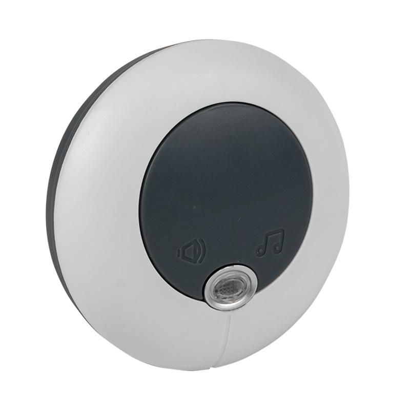 Звонок беспр. в розетку Powerself (230В, бел.-сер. 51 мелод. с индик. 4 ур.) EKF | DBS-003 | EKF — миниатюра 2