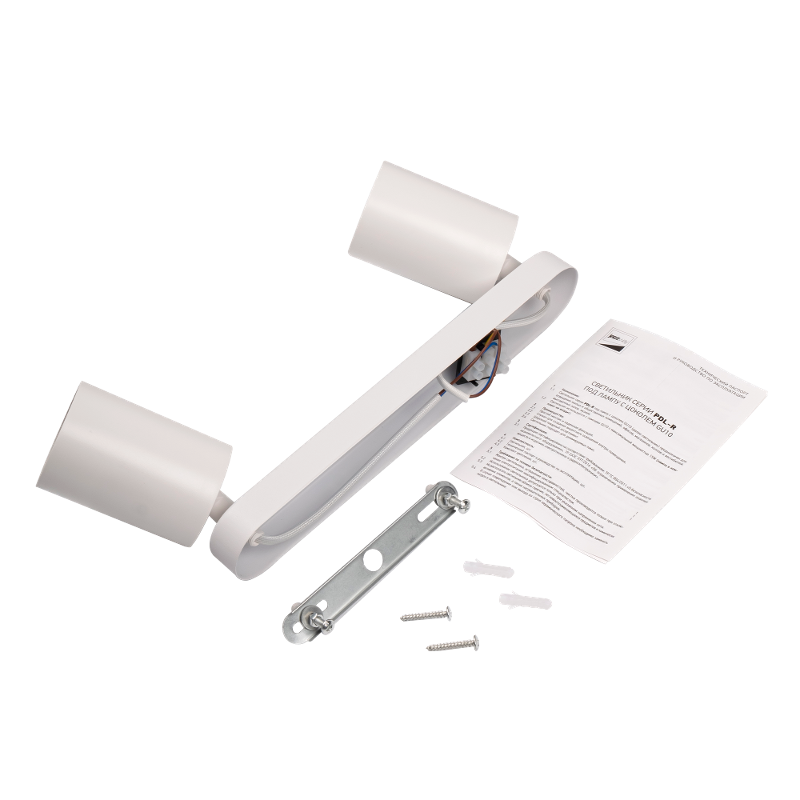 Светильник светодиодный архитектурный PDL-R 2xGU10  WH 230V IP20 | .5049321 | Jazzway — миниатюра 4