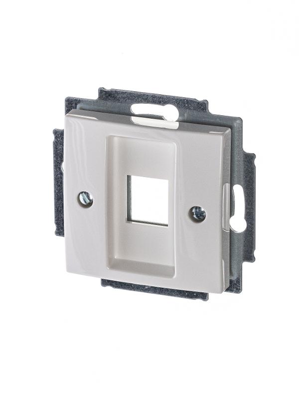 ABB Basic 55 Альп. белый Плата центральная 1-я для коммуникац розеток 0210, 0211 и 0219 | 1753-0-0213  | 2CKA001753A0213 | ABB — ABB