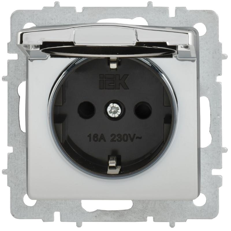 BRITE Роз с з/к/ш с кр 16А IP44 РСбш10-3-44-БрГН мет х/н  | BR-R16-16-44-M-K23 | ИЭК — миниатюра 4