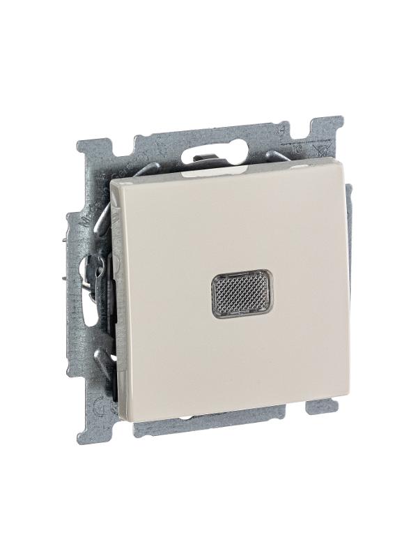 ABB Basic 55 Сл. кость Выключатель 1-клавишный с подсветкой | 1012-0-2156  | 2CKA001012A2156 | ABB — миниатюра 4