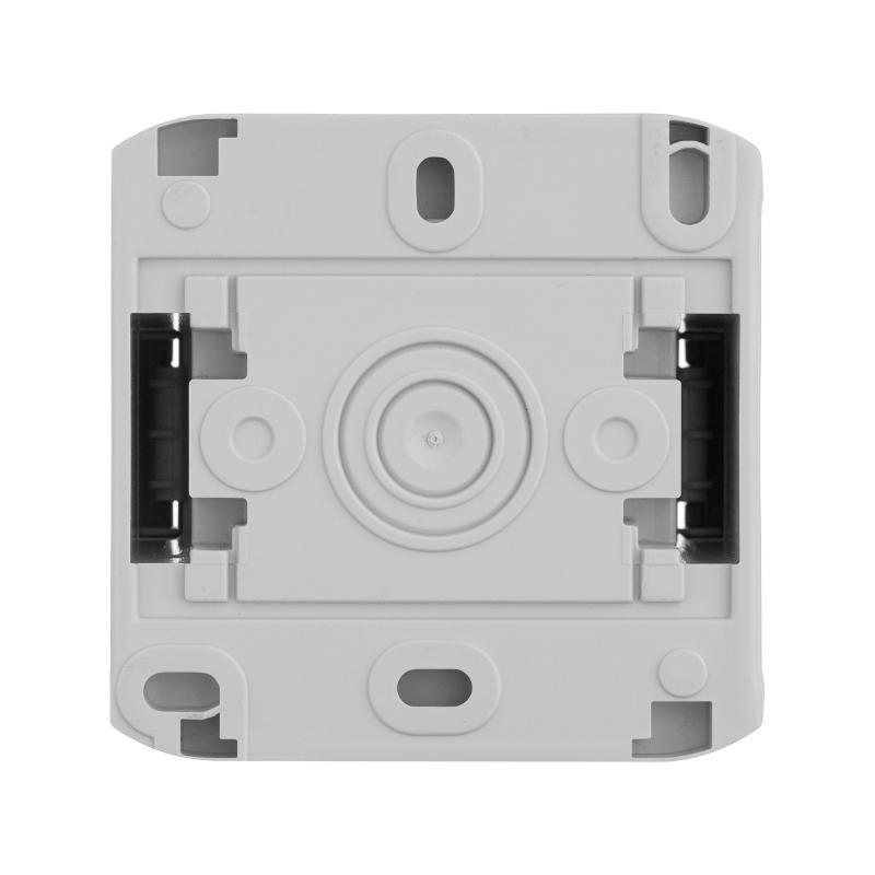 Quteo Серый Переключатель 1-клавишный IP44 10А — миниатюра 4