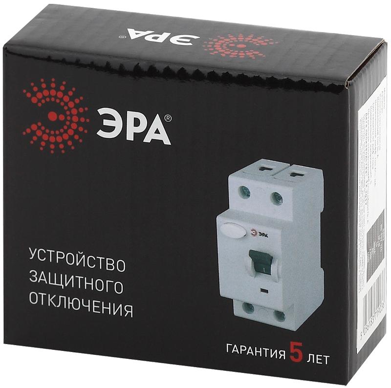 Выключатель дифференциальный (УЗО) (электромеханическое) NO-902-72 ВД1-63 1P+N 16А 100мА Pro | Б0031911 | ЭРА — миниатюра 2