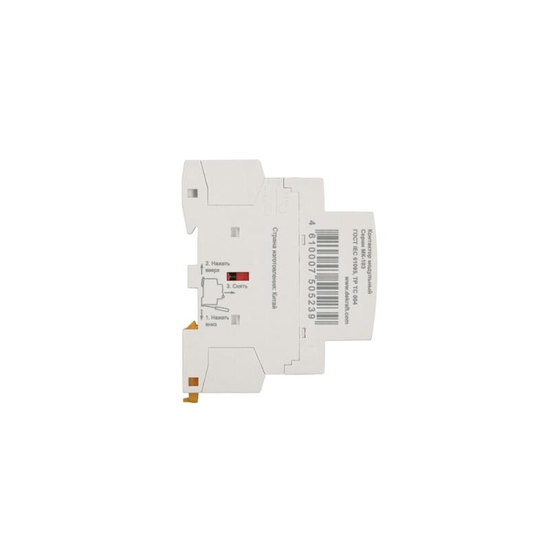 Контактор модульный 1НО+1НЗ 25А 230В МК-103 | 18065DEK | DEKraft — миниатюра 3