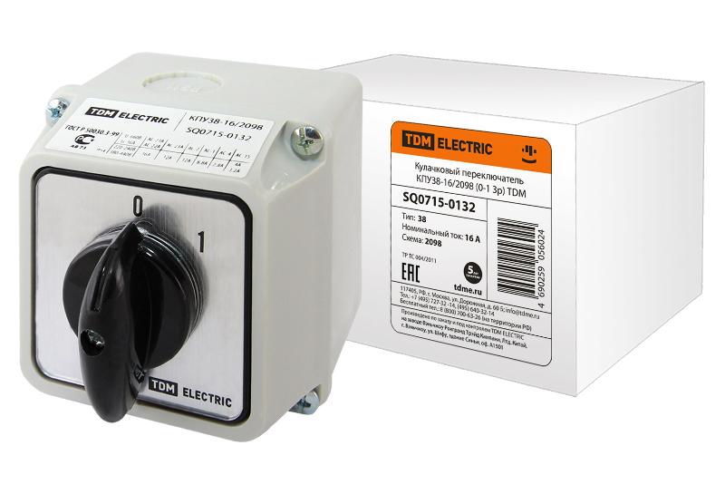 Кулачковый переключатель КПУ38-16/2098  | SQ0715-0132 | TDM — TDM ELECTRIC