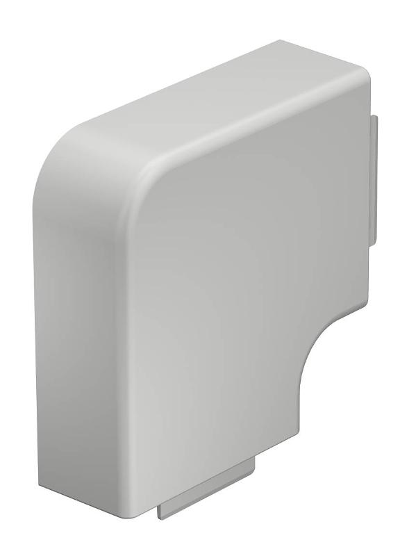 Крышка плоского угла кабельного канала WDK 40x90 мм (ПВХ,светло-серый) (WDK HF40090LGR) | 6183352 | OBO Bettermann — OBO Bettermann