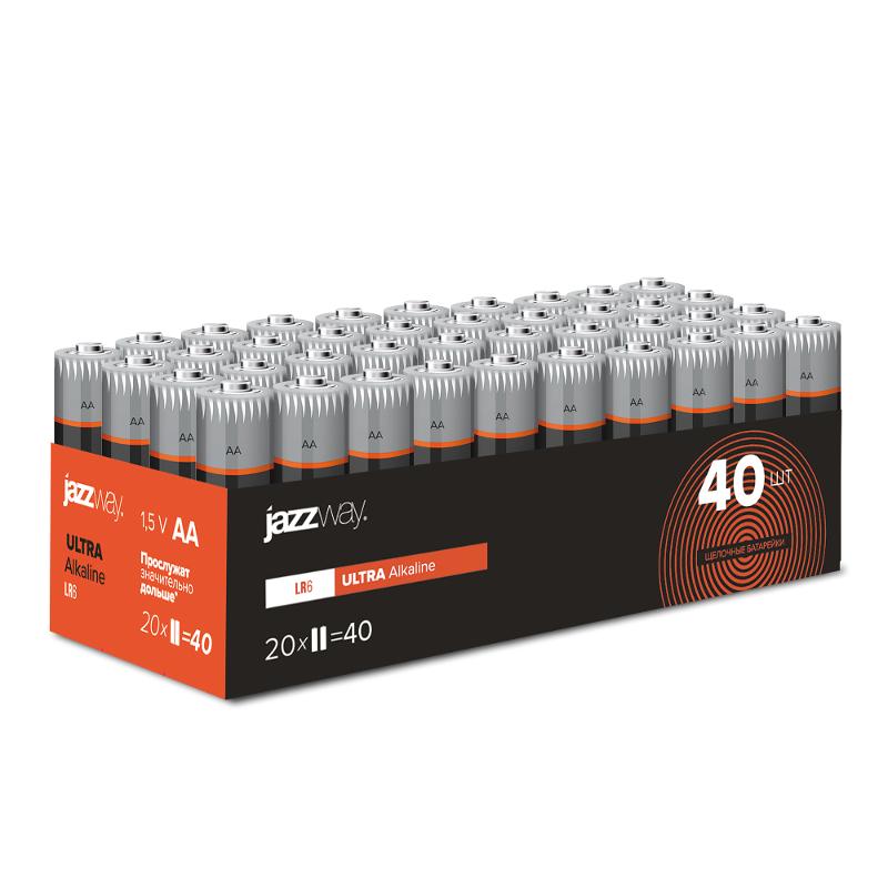Элементы питания LR 6 ULTRA Alkaline Pack-40   ПРОМО ЦЕНА | .5057562 | Jazzway — Jazzway