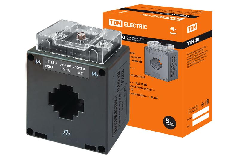 Трансформатор тока ТТН 30/200/5-10VA/0,5-Р | SQ1101-1088 | TDM — TDM ELECTRIC