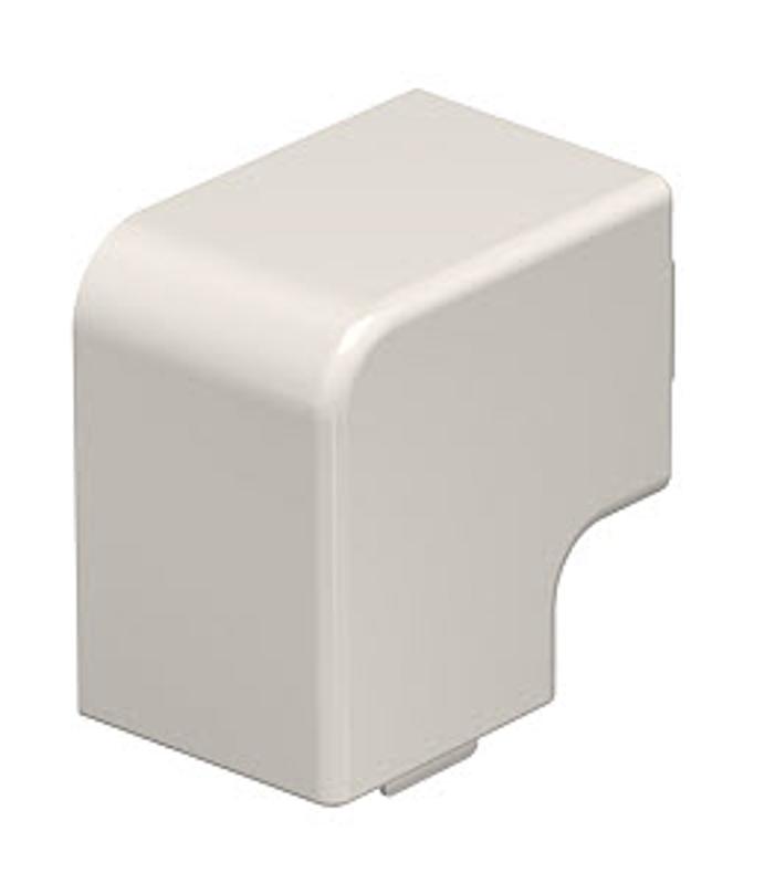 Крышка плоского угла кабельного канала WDK 40x40 мм (ПВХ,кремовый) (WDK HF40040CW) | 6161294 | OBO Bettermann — миниатюра 2