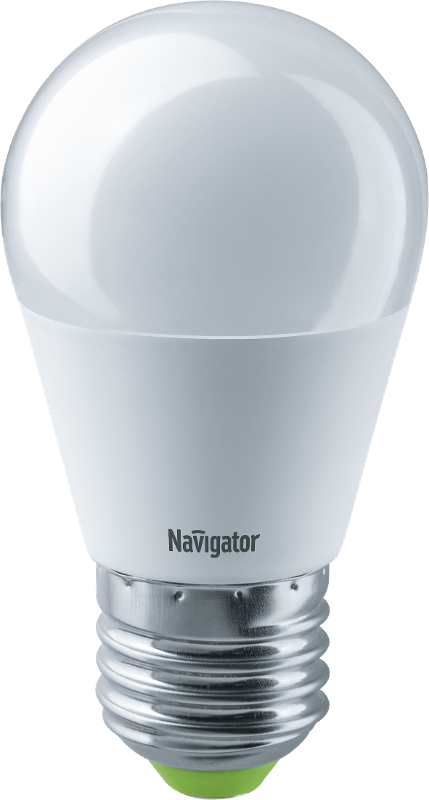 Лампа светодиодная LED 7Вт Е27 230В 2700К NLL-G45-7-230-2.7K-E27 шарик матовый | 94467 | Navigator — фото 1 | Sento