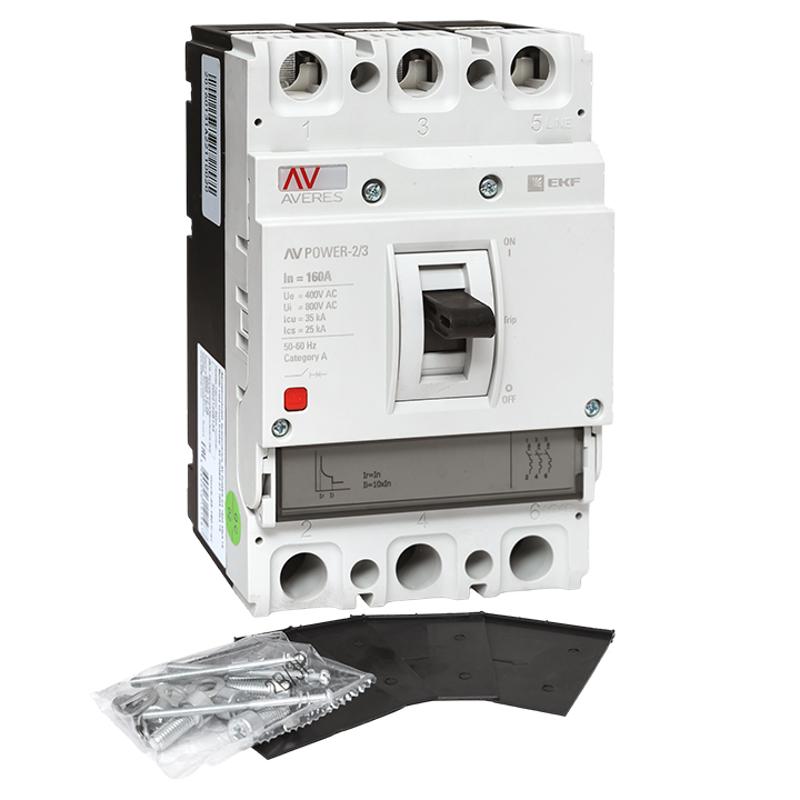 Выключатель автоматический AV POWER-2/3 160А 35kA TR | mccb-23-160-TR-av | EKF — миниатюра 9