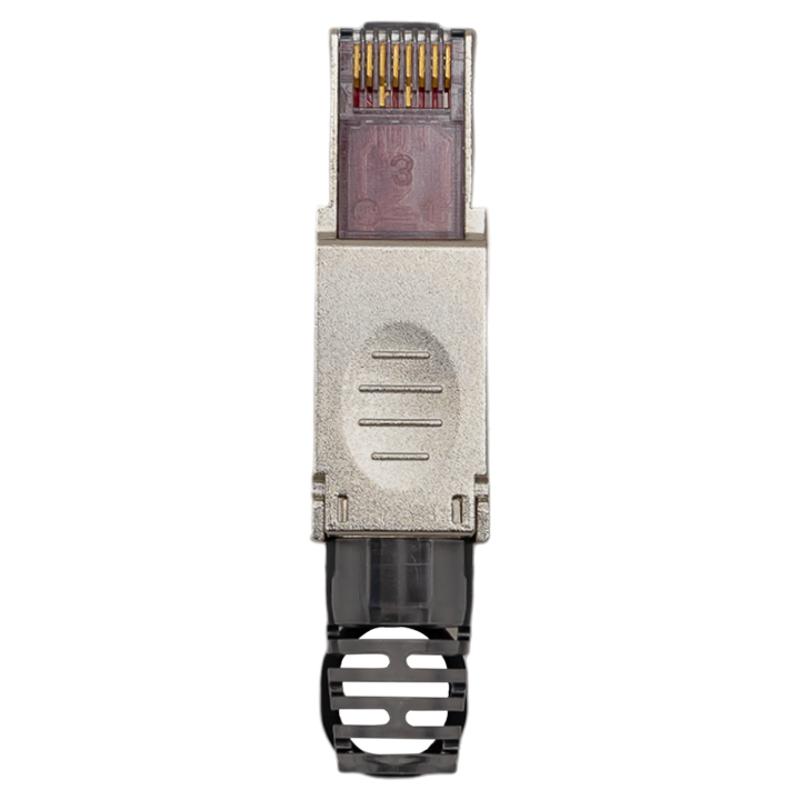 Коннектор TERACOM PRO полевой заделки RJ-45 (8P8C) экранированный STP для кабеля Cat.6 | TRP-PLUG-6STP-FST | EKF — миниатюра 3