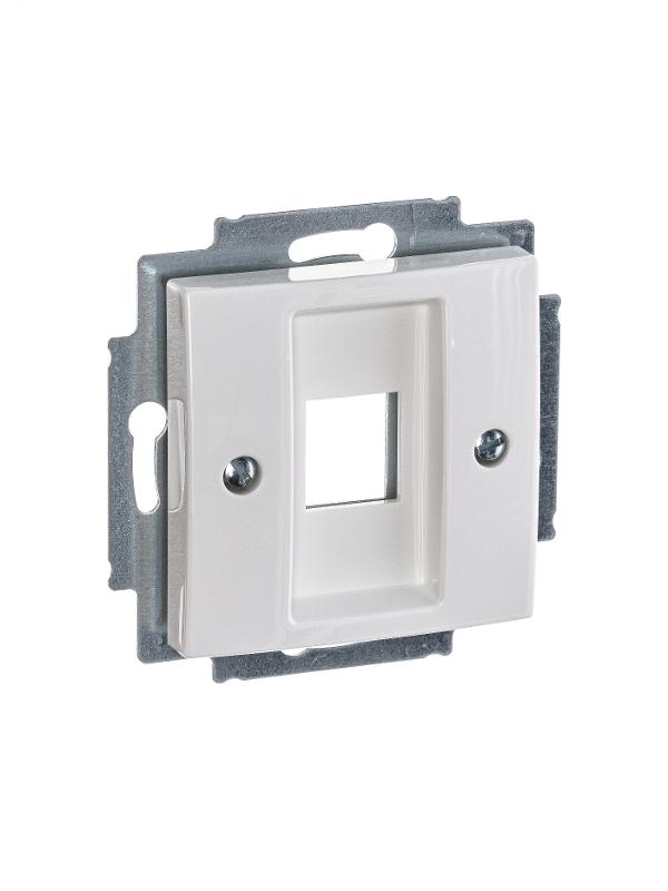 ABB Basic 55 Альп. белый Плата центральная 1-я для коммуникац розеток 0210, 0211 и 0219 | 1753-0-0213  | 2CKA001753A0213 | ABB — миниатюра 2