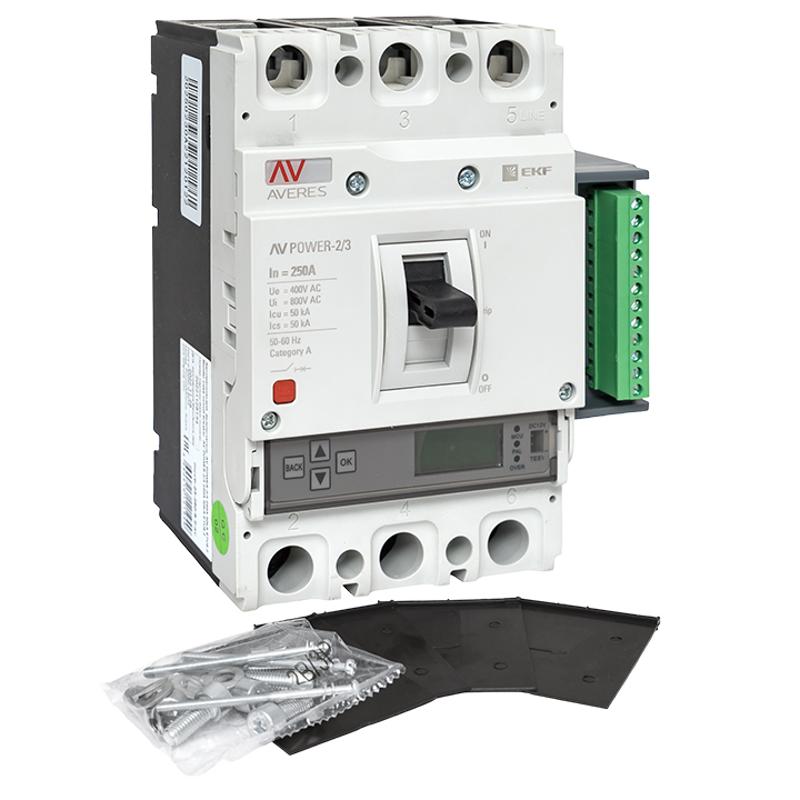Выключатель автоматический AV POWER-2/3 250А 50kA ETU6.2 | mccb-23-250-6.2-av | EKF — миниатюра 3