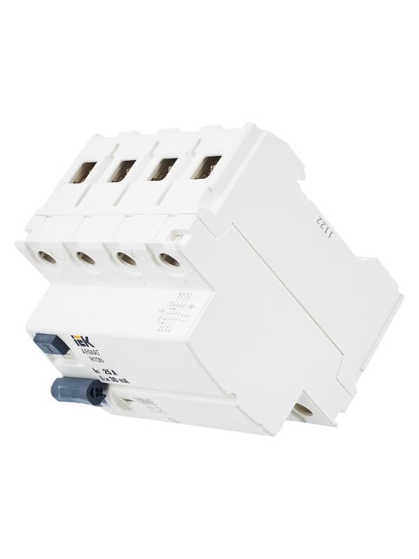 Выключатель дифференциальный (УЗО) R10N 4P 25А 30мА тип AC ARMAT | AR-R10N-4-025C030 | IEK — миниатюра 6