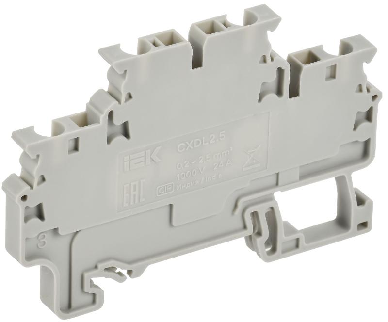ARMAFIX Клемма пруж. 2 уровня CXDL2.5 | AF-CT40-00-2-K03-002 | IEK — миниатюра 2