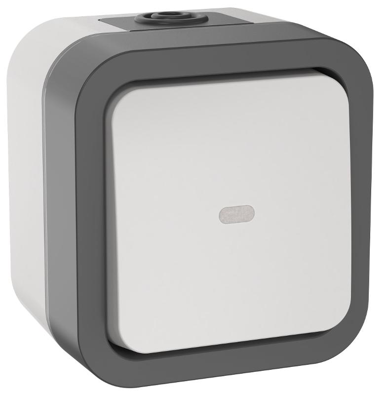 TORS Переключатель однокл. с ин. 10А IP55 TS202 белый | TS-V10-1-10-55-K41 | IEK — IEK (ИЭК)