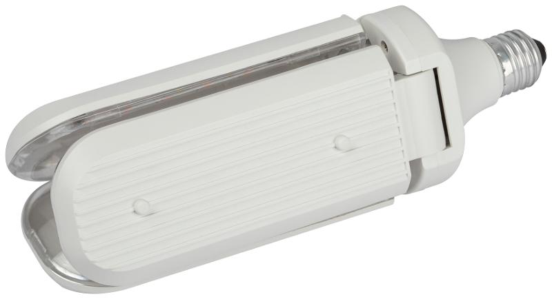 Фитолампа для растений светодиодная  FITO-24W-RB-E27-FOLD 3-х лепестковая красно-синего спектра 24 Вт Е27 | Б0061428 | ЭРА — миниатюра 3