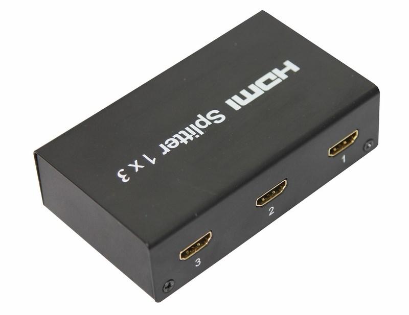 Делитель гнездо HDMI на 3 гнезда HDMI, металл | 17-6900 | REXANT — REXANT