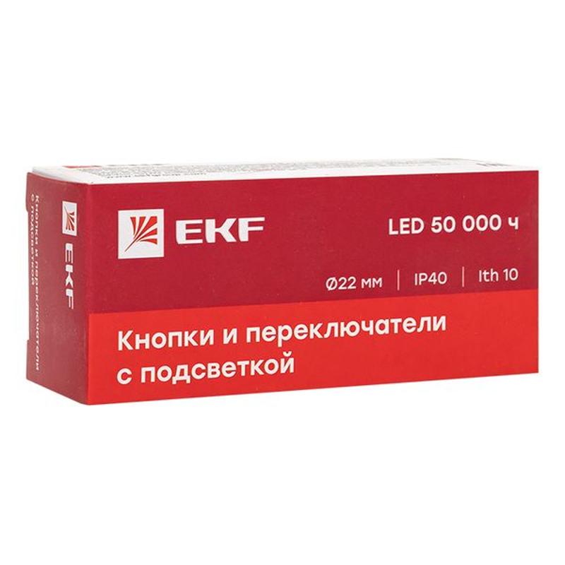 Переключатель BD21 2P c синей подстветкой 230В NO PROxima | xb2-bk21-b-230 | EKF — миниатюра 8