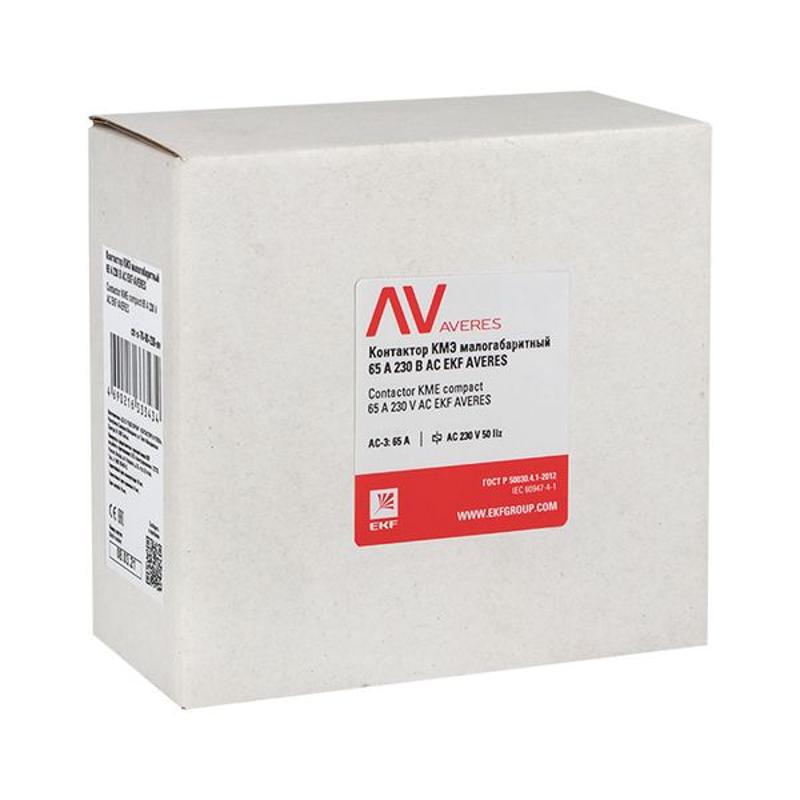 Контактор КМЭ 65А 400В АС EKF AVERES | ctr-s-70-00-400-av | EKF — миниатюра 11