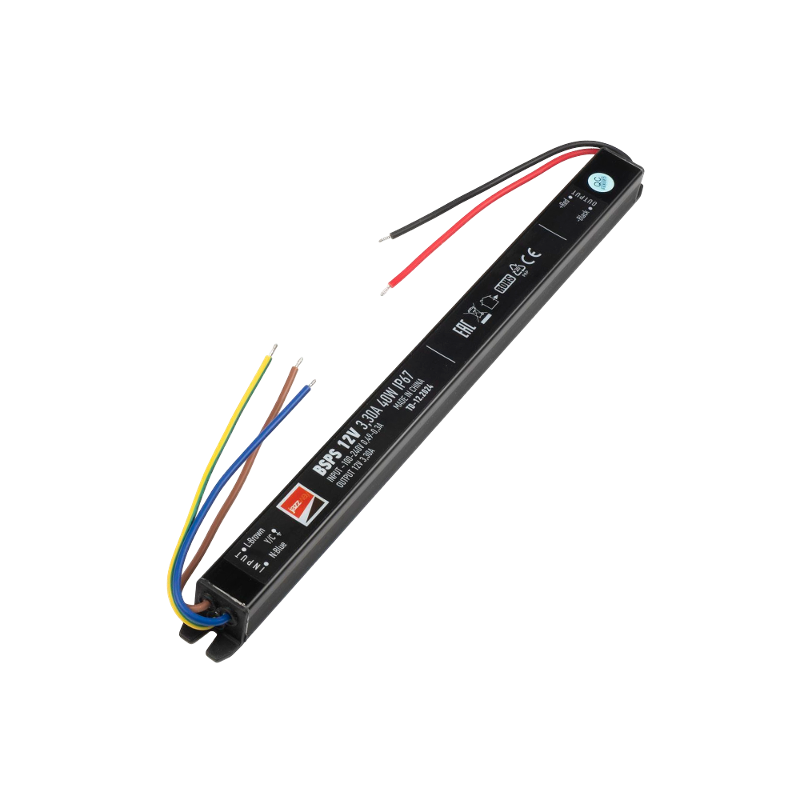 Драйвер для светодиодной ленты LED BSPS  12V3,3A=40W (new) влагозащищенный IP67 | 3329266A | Jazzway — Jazzway
