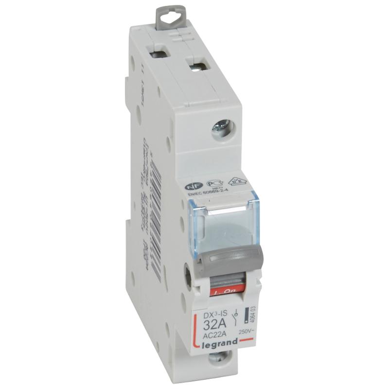 Выключатели-разъединители DX3-IS - 1П - 250 В~ - 32 А - 1 модуль | 406403 | Legrand — Legrand