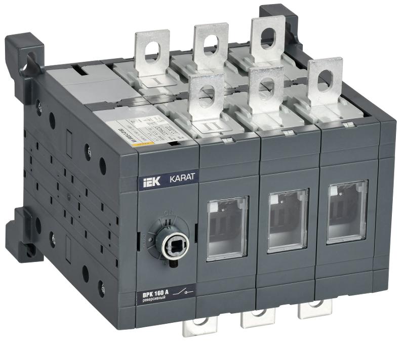 KARAT Выкл-разъед. ВРК реверс. без рукоятки 3P 160А  | KA-VR20-3-0160 | IEK — IEK (ИЭК)
