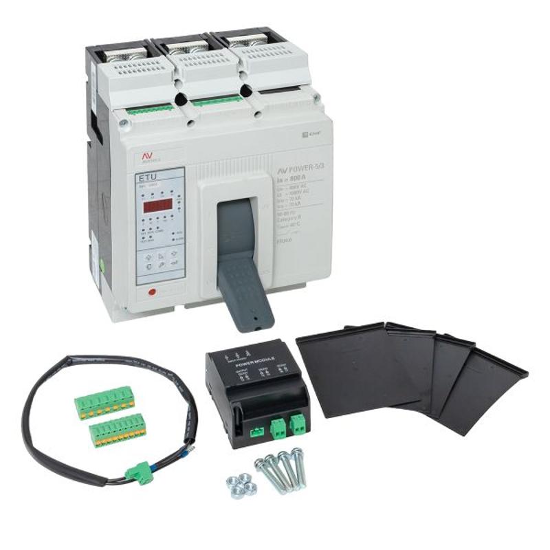 Выключатель автоматический AV POWER-5/3 800А 70kA ETU4.0 AVERES | mccb-53-800M-4.0-av | EKF — миниатюра 23