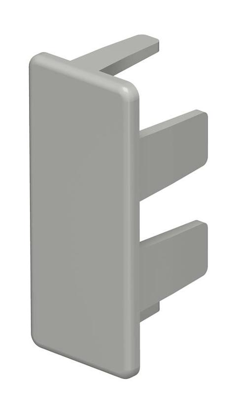 Торцевая заглушка кабельного канала WDK 15x40 мм (ПВХ,серый) (WDK HE15040GR) | 6158722 | OBO Bettermann — OBO Bettermann