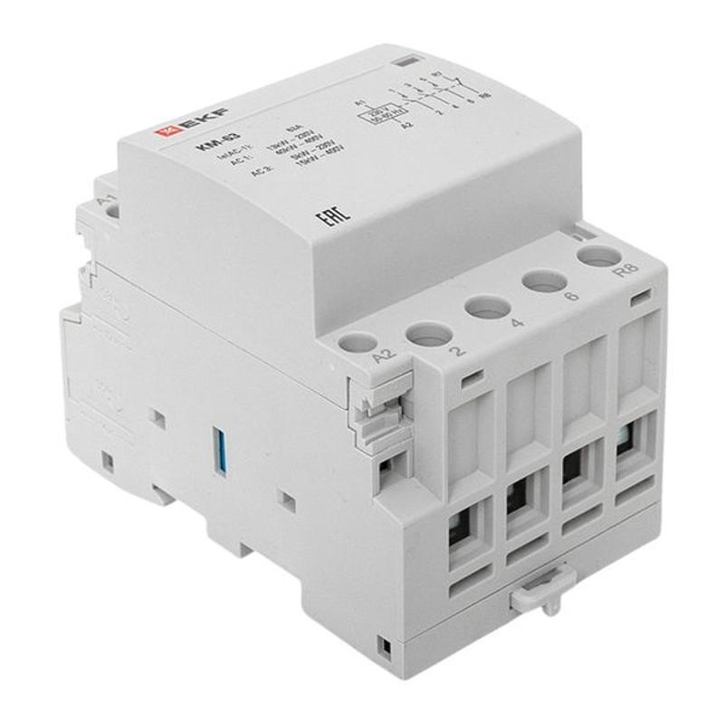 Контактор модульный КМ 63А 3NО+NC (3 мод.) EKF PROxima | km-3-63-31 | EKF — миниатюра 13