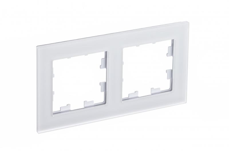 AtlasDesign Nature Белый Рамка 2-ая, матовое стекло |ATN330102| SE — Systeme Electric